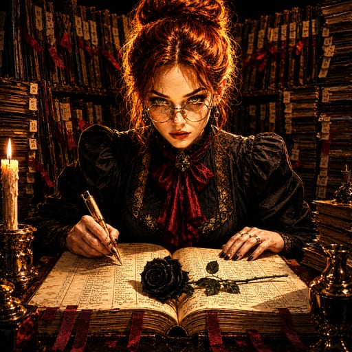 Eva the Bookkeeper — Street Wars card art