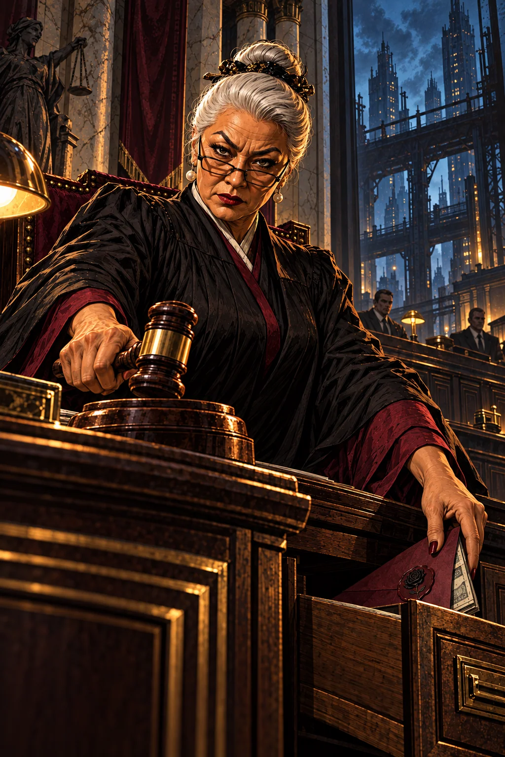 The painting of Corrupt Official