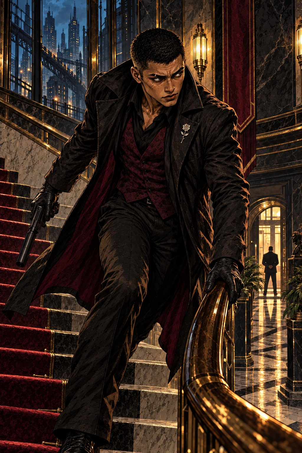The painting of Carlo the Hitman
