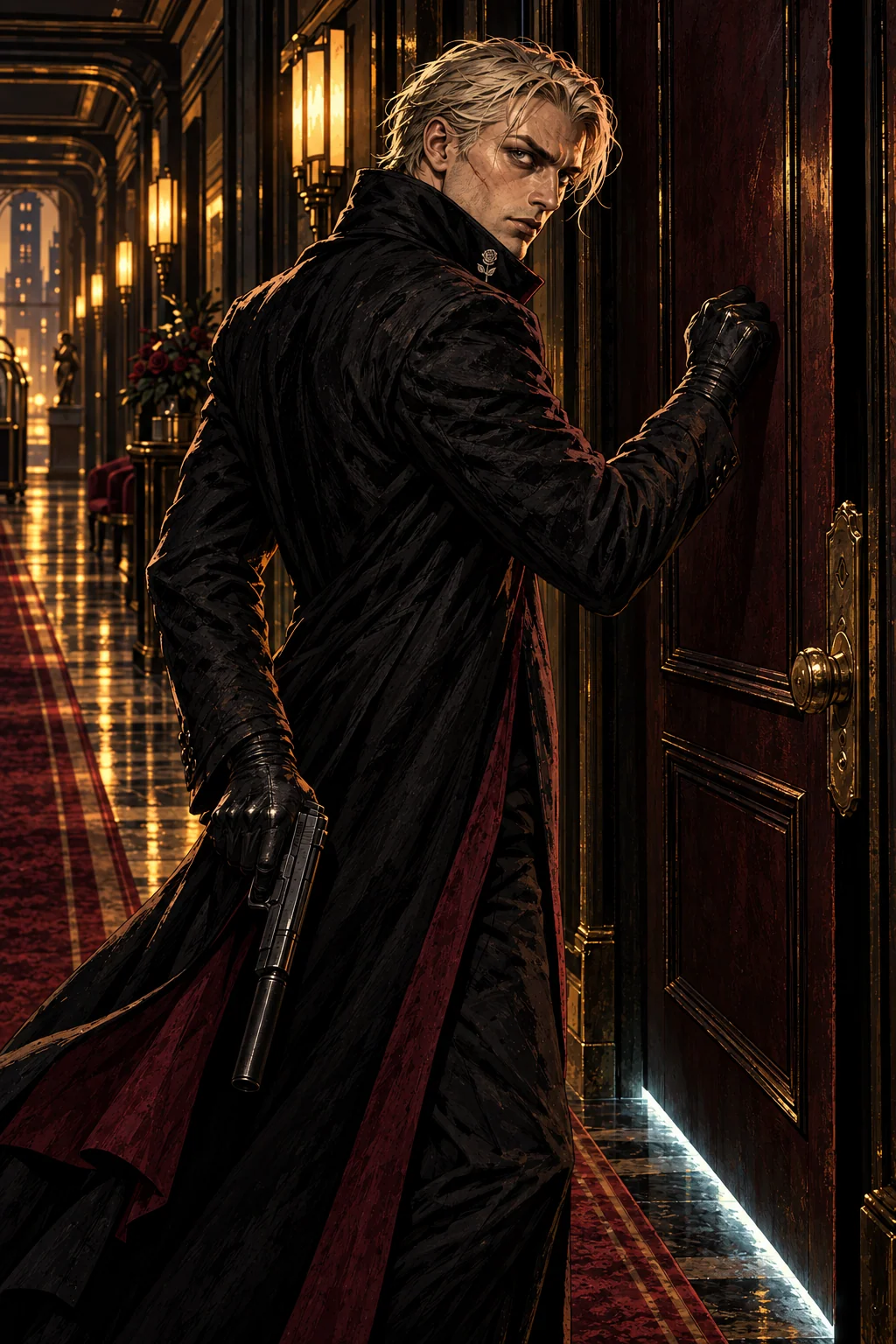 The painting of Luca "Ghost" Morano