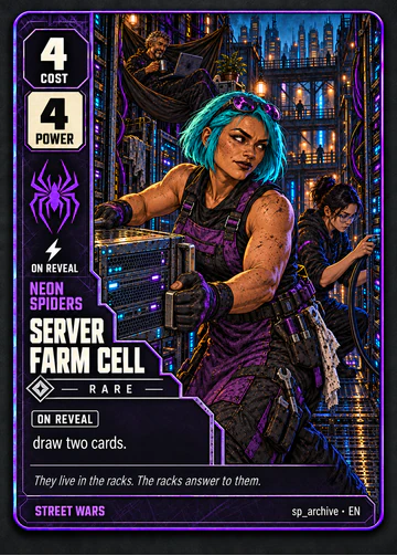Server Farm Cell card: cost 4, power 4