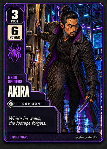 Akira card: cost 3, power 6