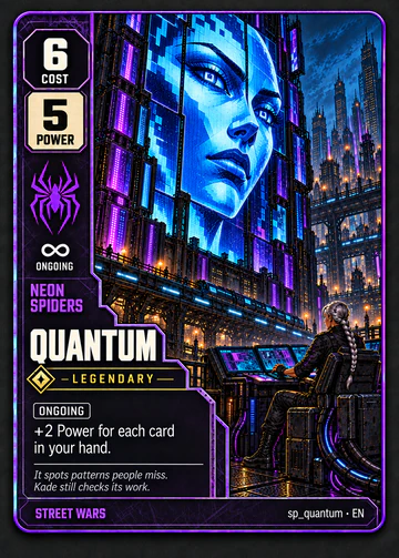 QUANTUM card: cost 6, power 5