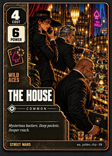 The House card: cost 4, power 6