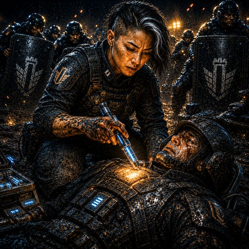 Lt. Hana Graves — Street Wars card art