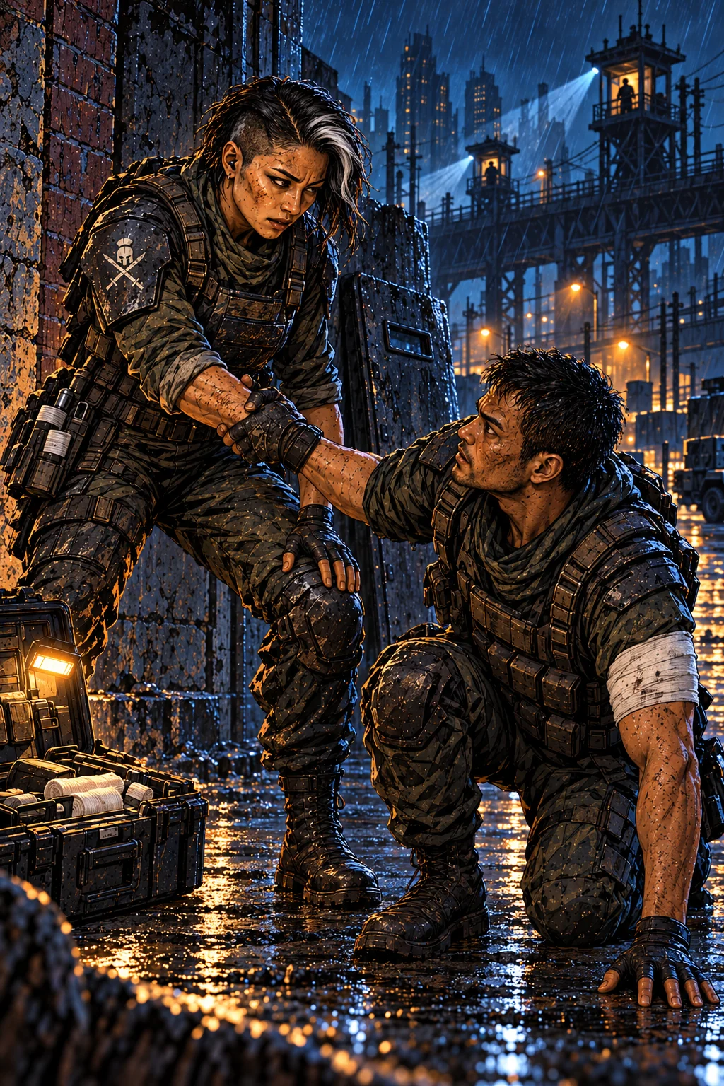 The painting of Lt. Hana Graves
