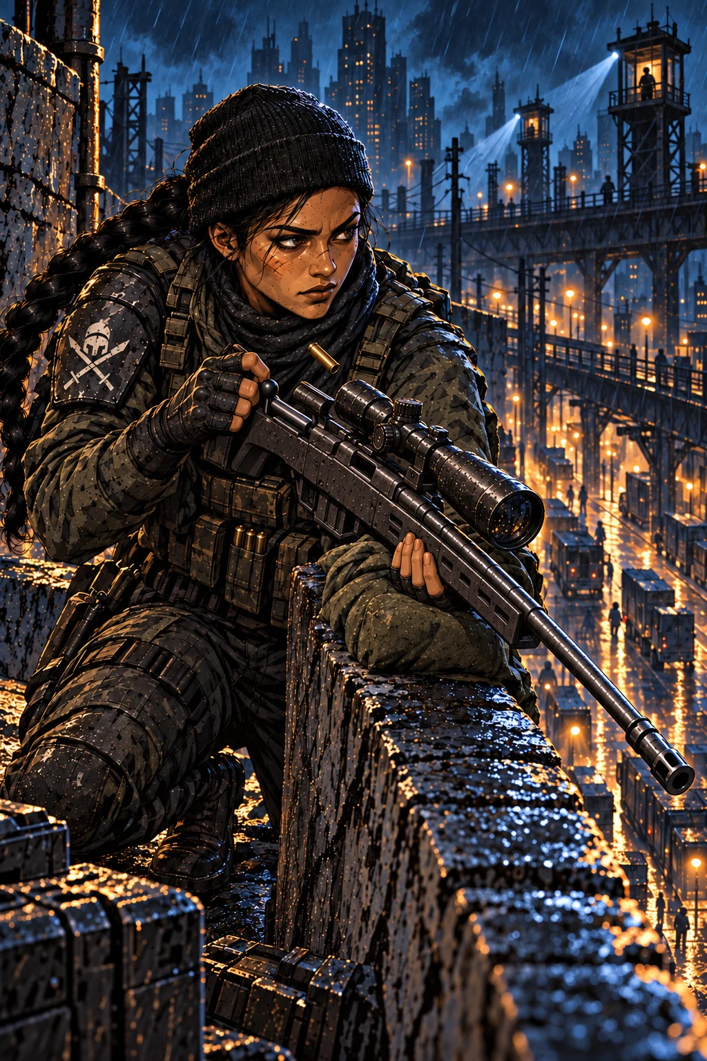 The painting of Naomi "Lockshot" Kane