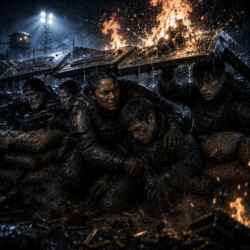 Entrenched Squad — Street Wars card art