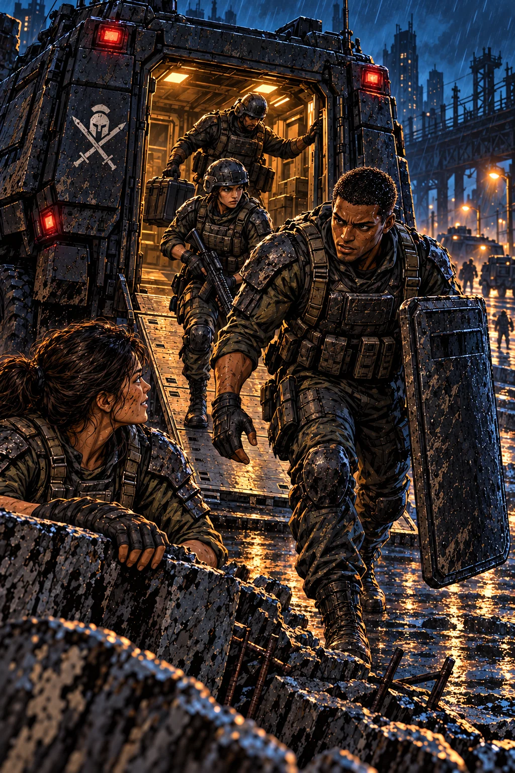 The painting of Reinforcements