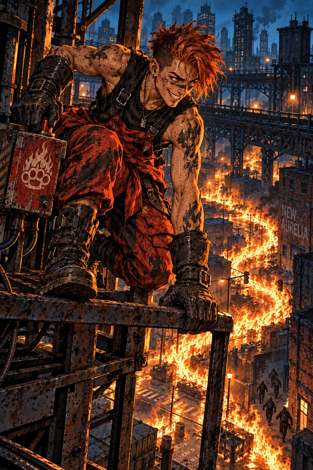 The painting of Cinder, the Firebug