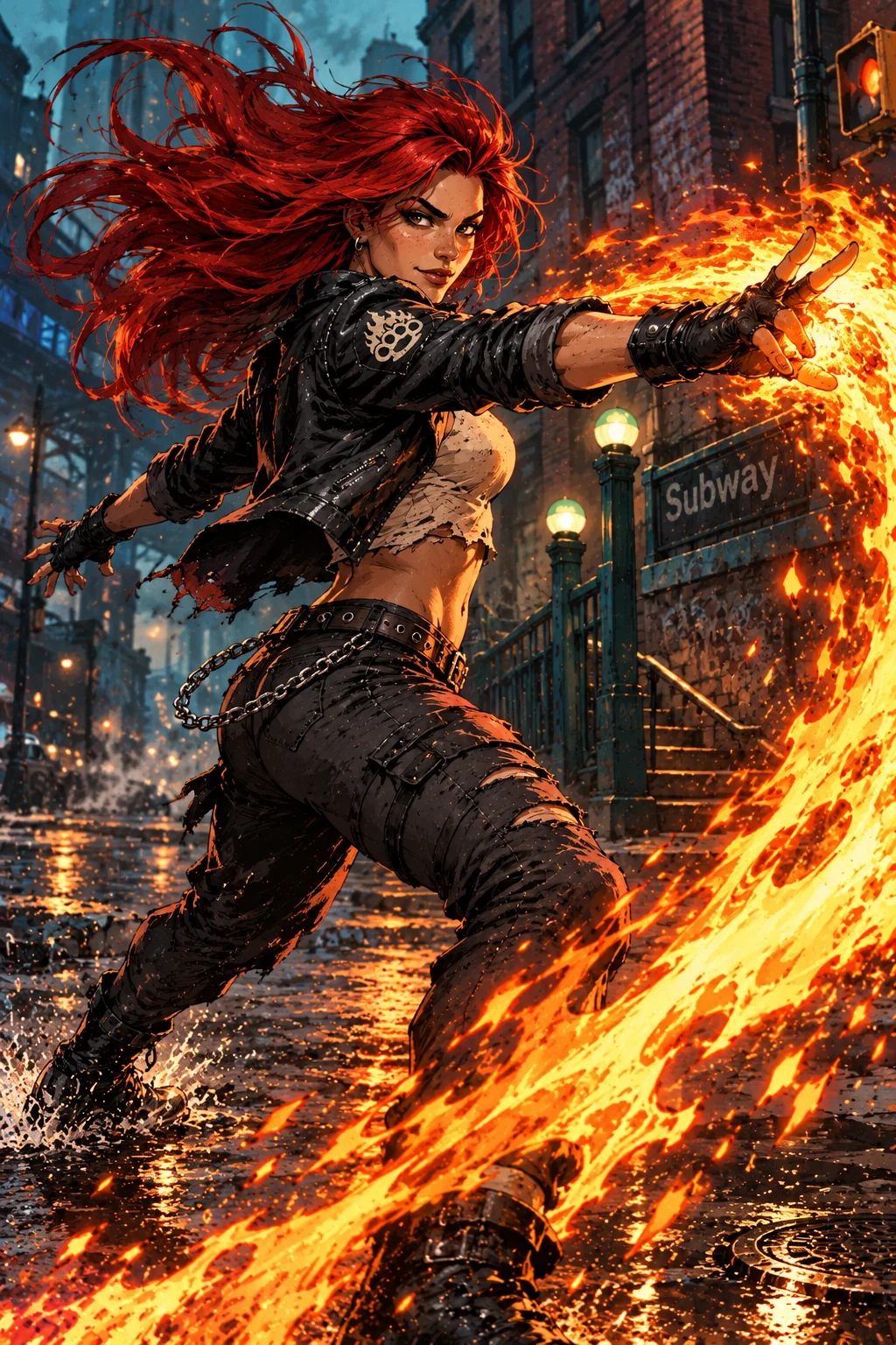 The painting of Tara Blaze