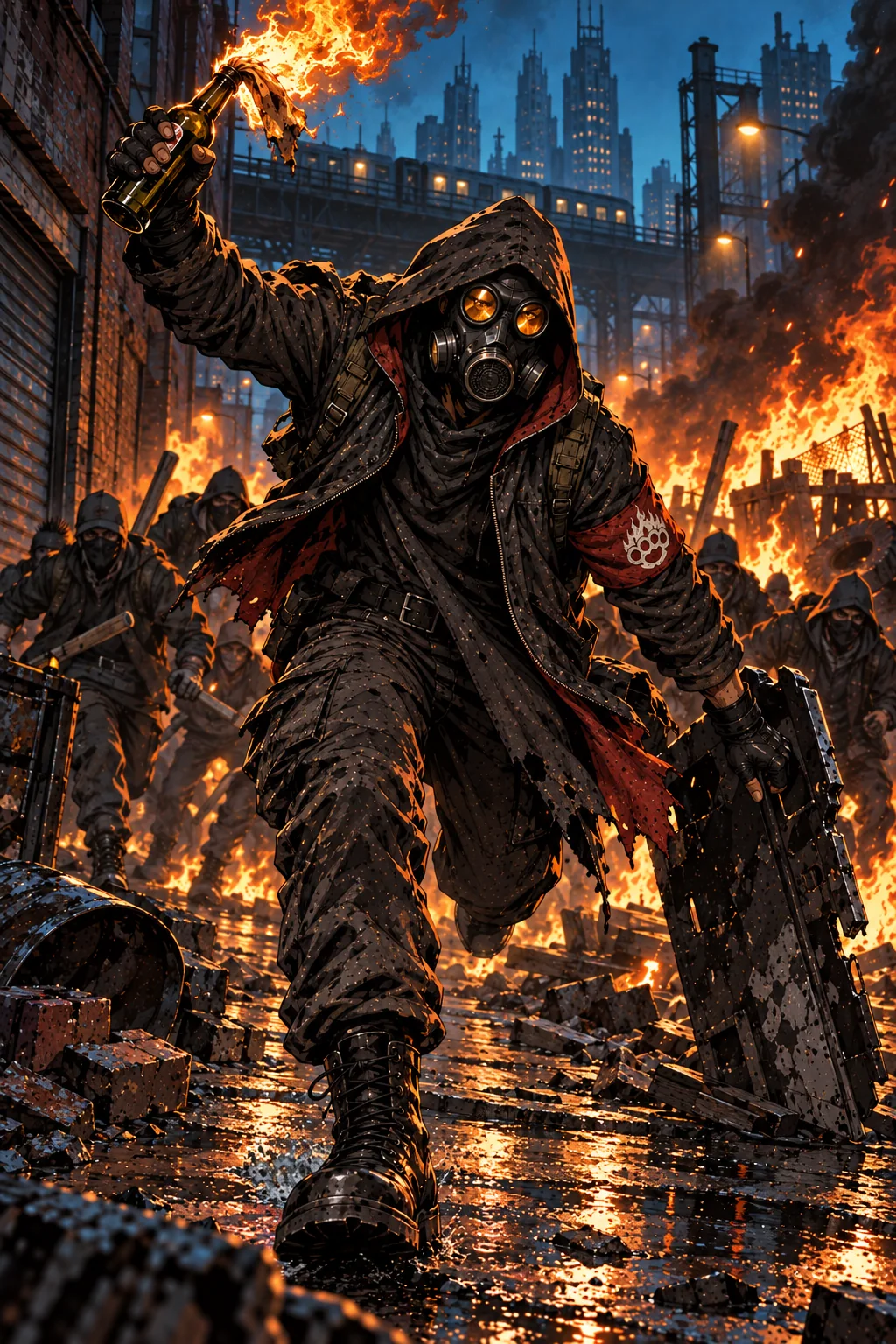 The painting of Riot Instigator
