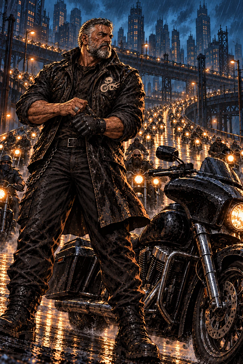 The painting of Royce "Gravestone" Dax