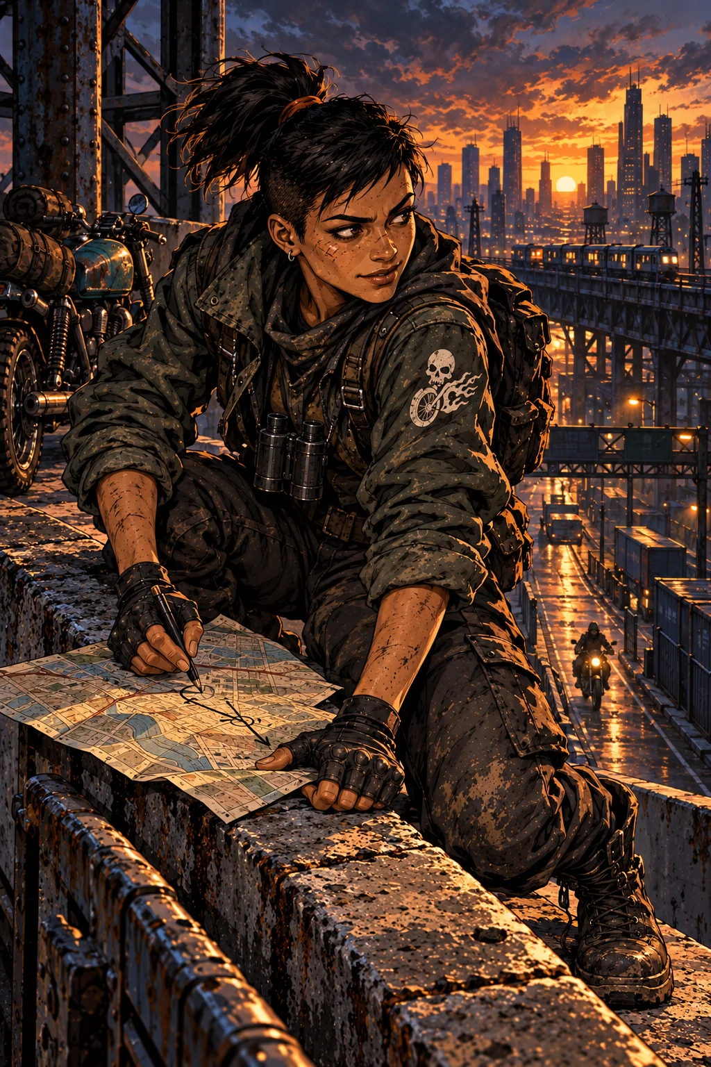 The painting of Jinx, Road Scout
