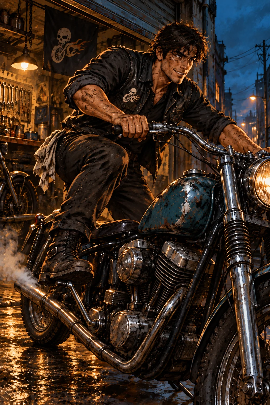 The painting of Rusty Bolt