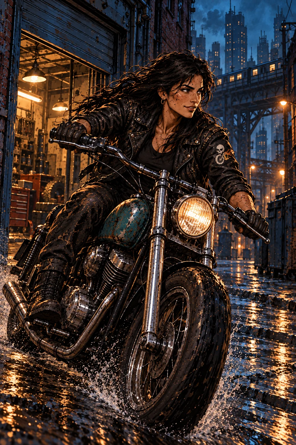 The painting of Val Rivera