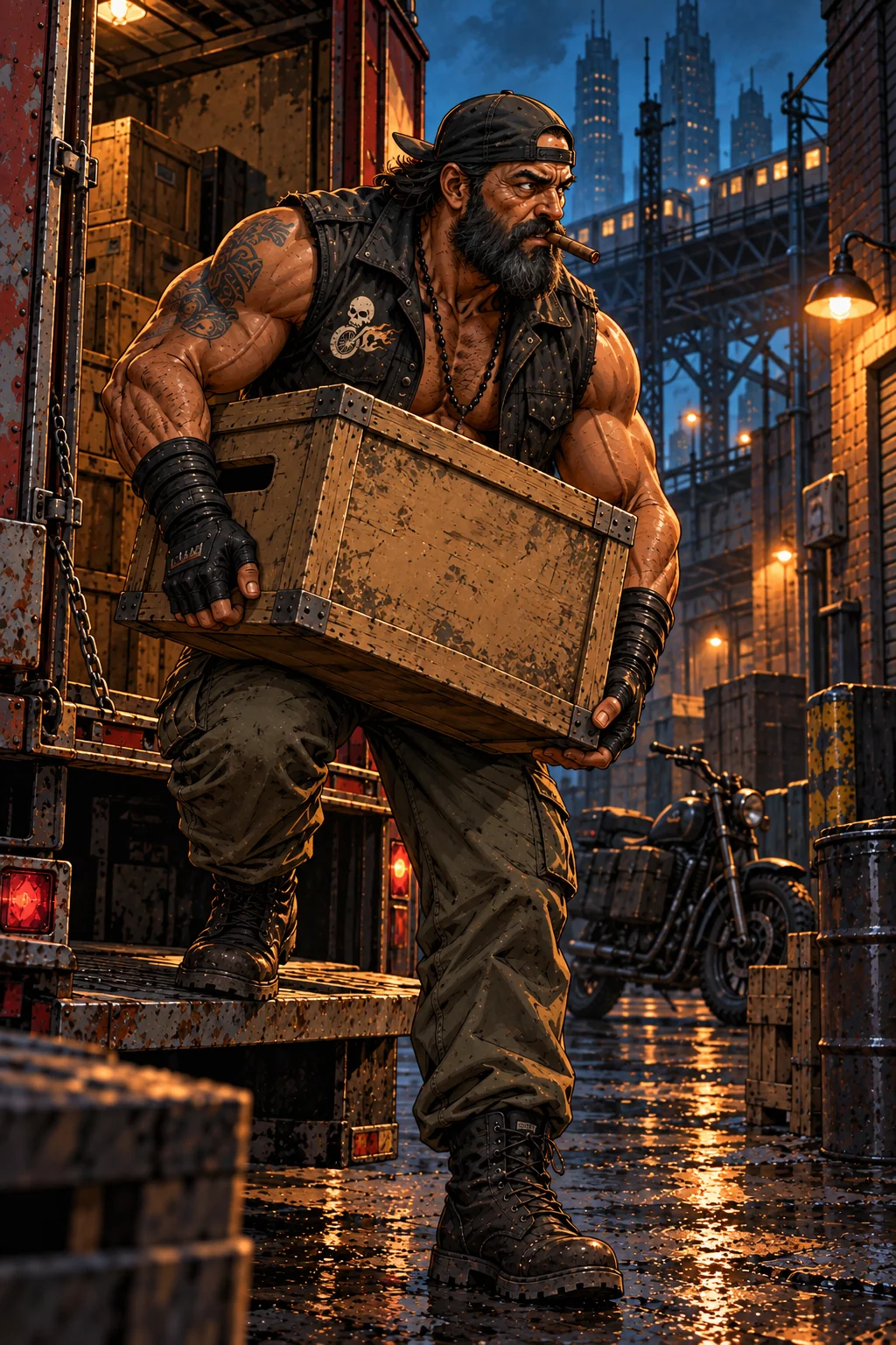 The painting of Toro the Smuggler