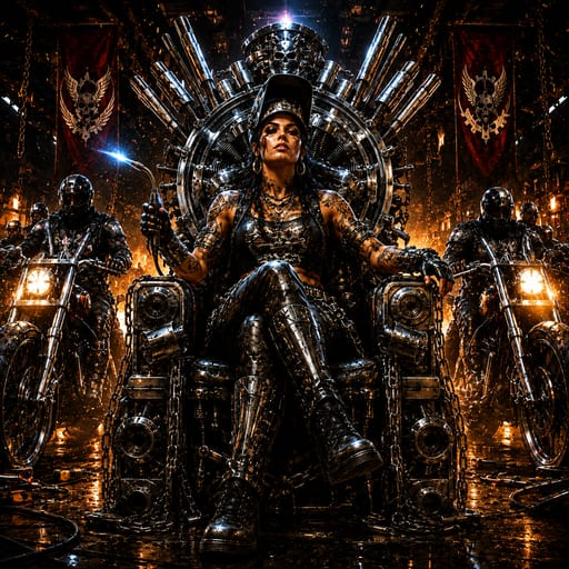 Vega, the Chop Queen — Street Wars card art