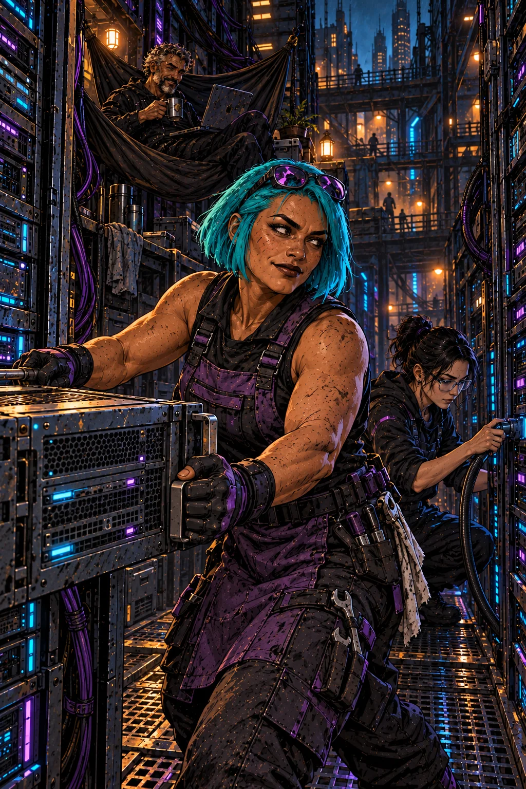 The painting of Server Farm Cell