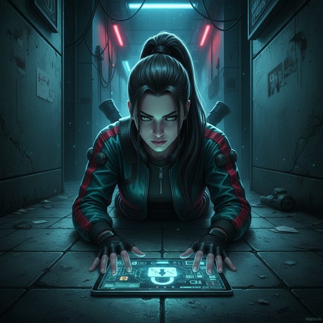 Nyx the Codebreaker — Street Wars card art