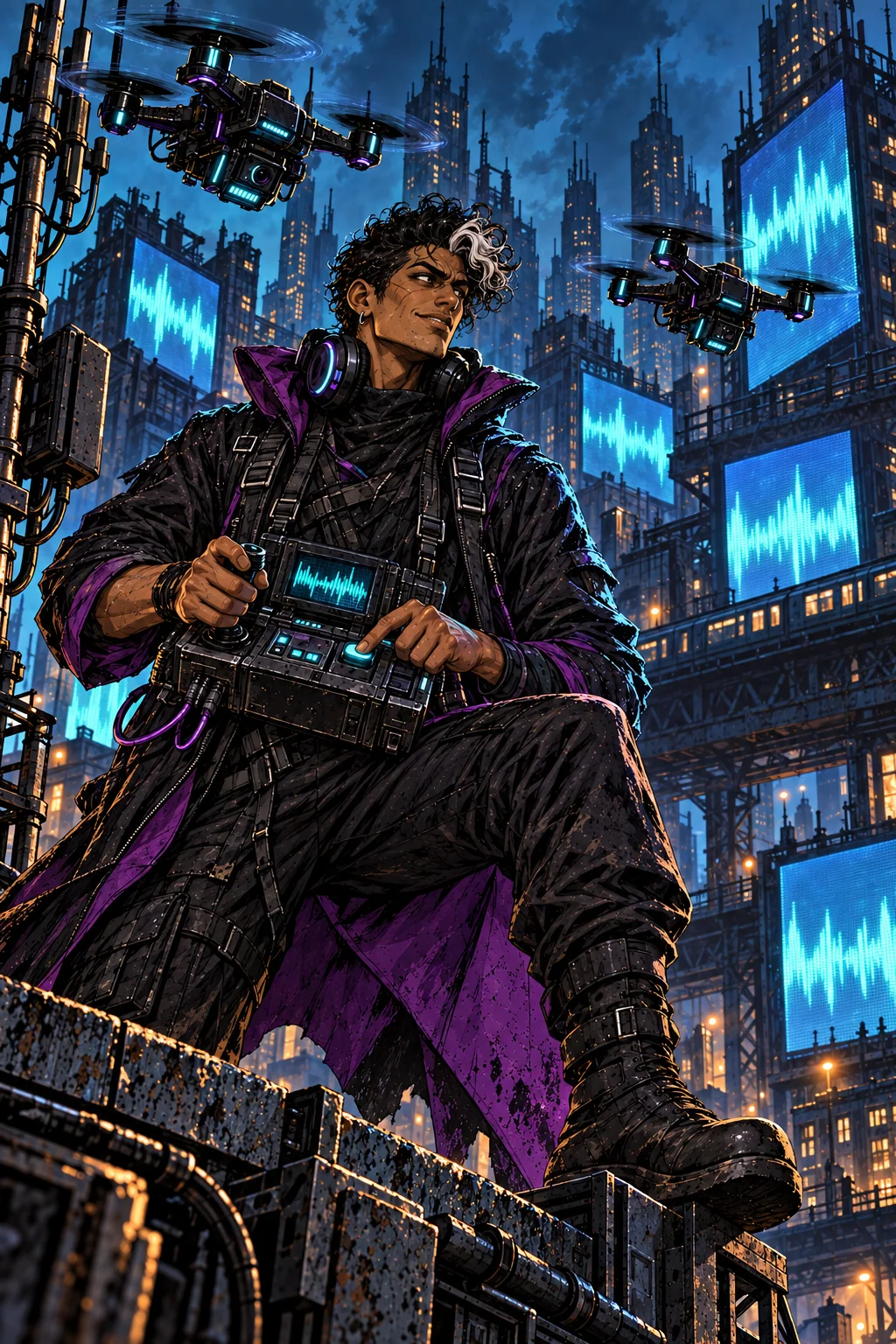 The painting of Julian "Signal" Reyes