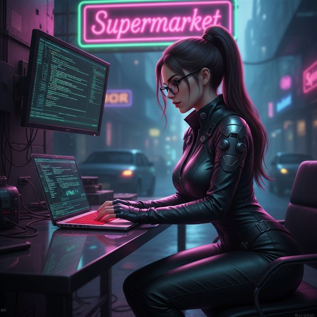 Ryn, Data Thief — Street Wars card art