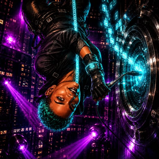 Ryn, Data Thief — Street Wars card art