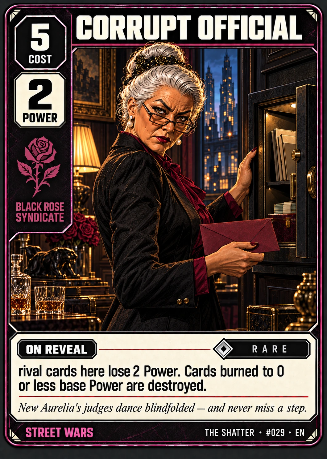 Corrupt Official, Obsidian edition