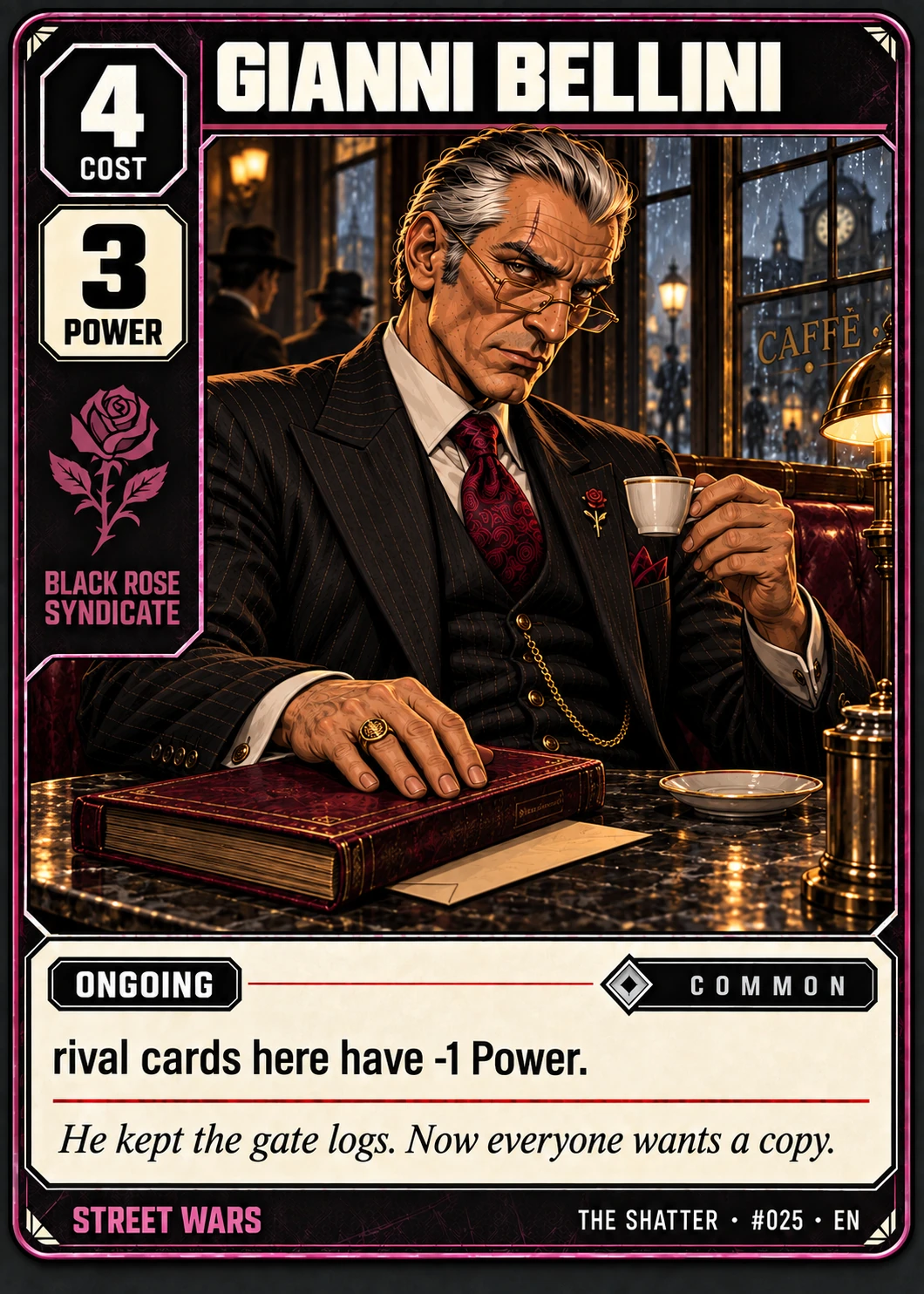 Gianni Bellini, Obsidian edition