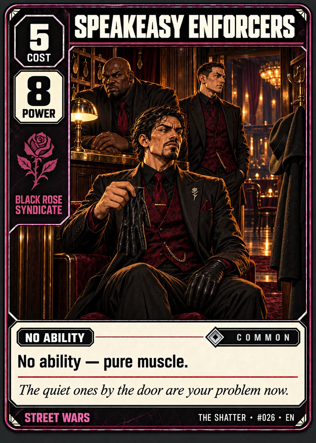 Speakeasy Enforcers, Obsidian edition
