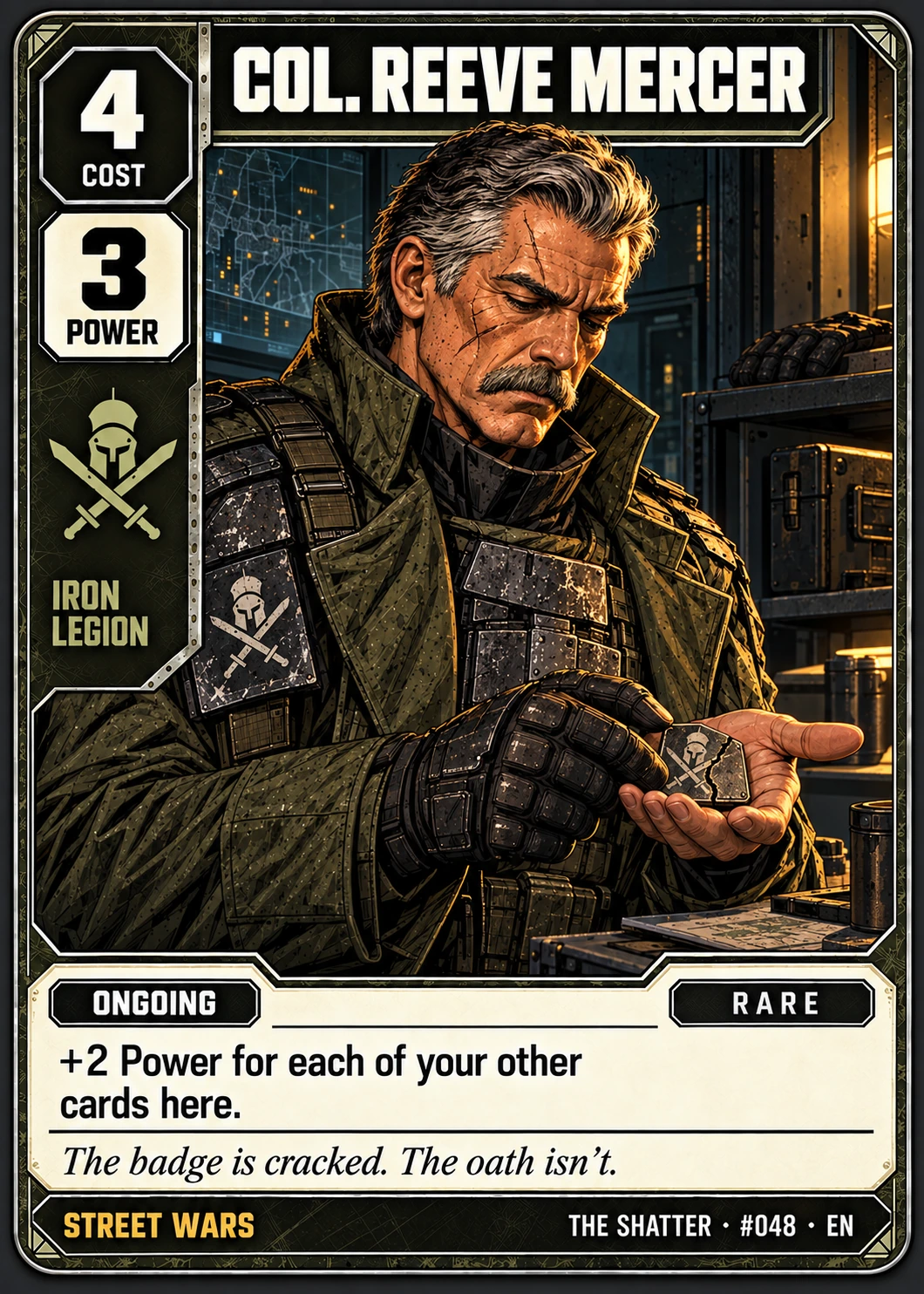 Col. Reeve Mercer, Obsidian edition