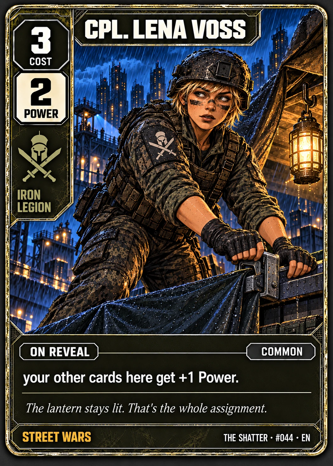 Cpl. Lena Voss, Cinematic edition