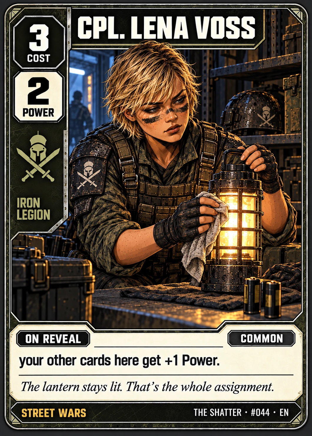 Cpl. Lena Voss, Obsidian edition