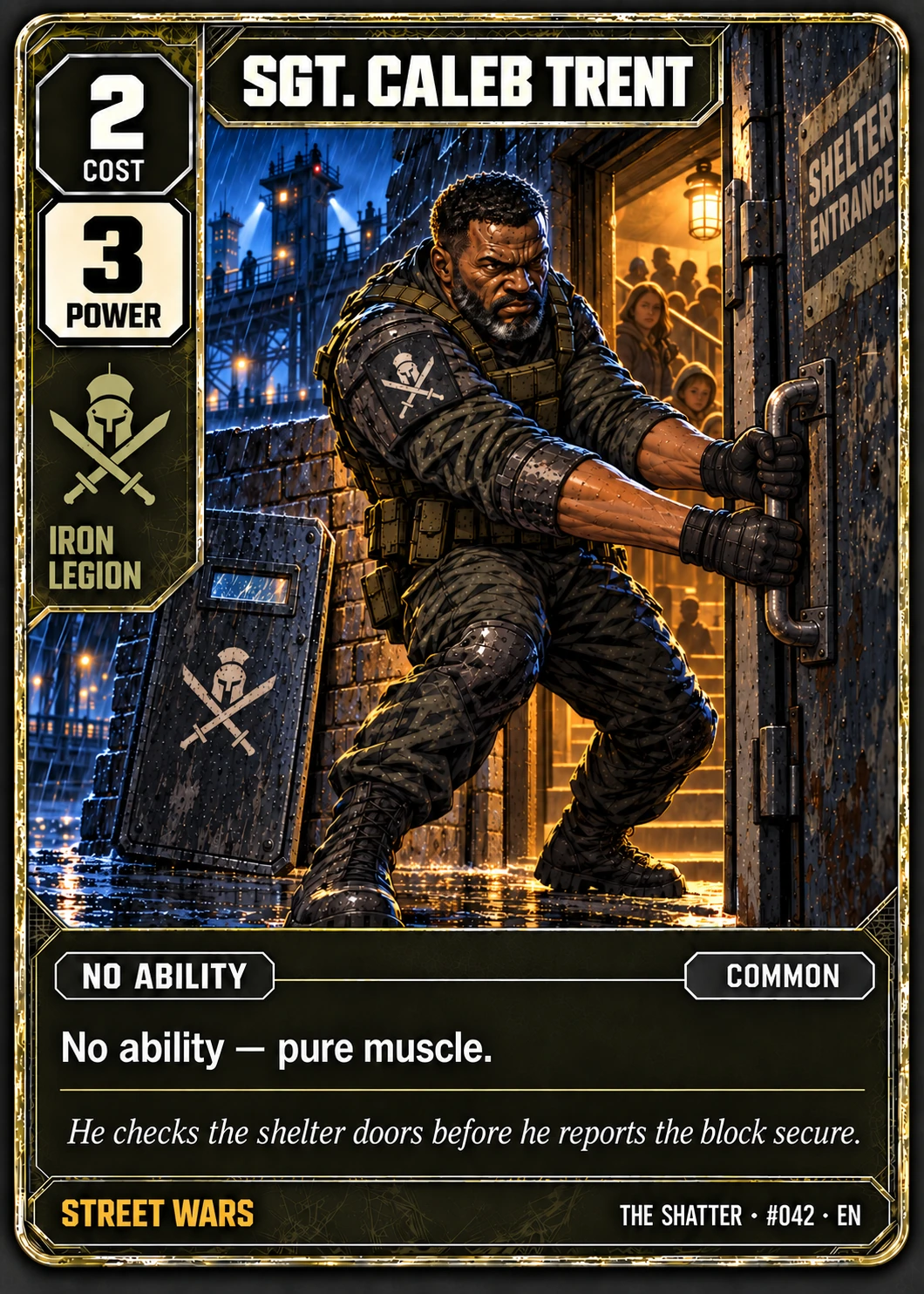 Sgt. Caleb Trent, Cinematic edition