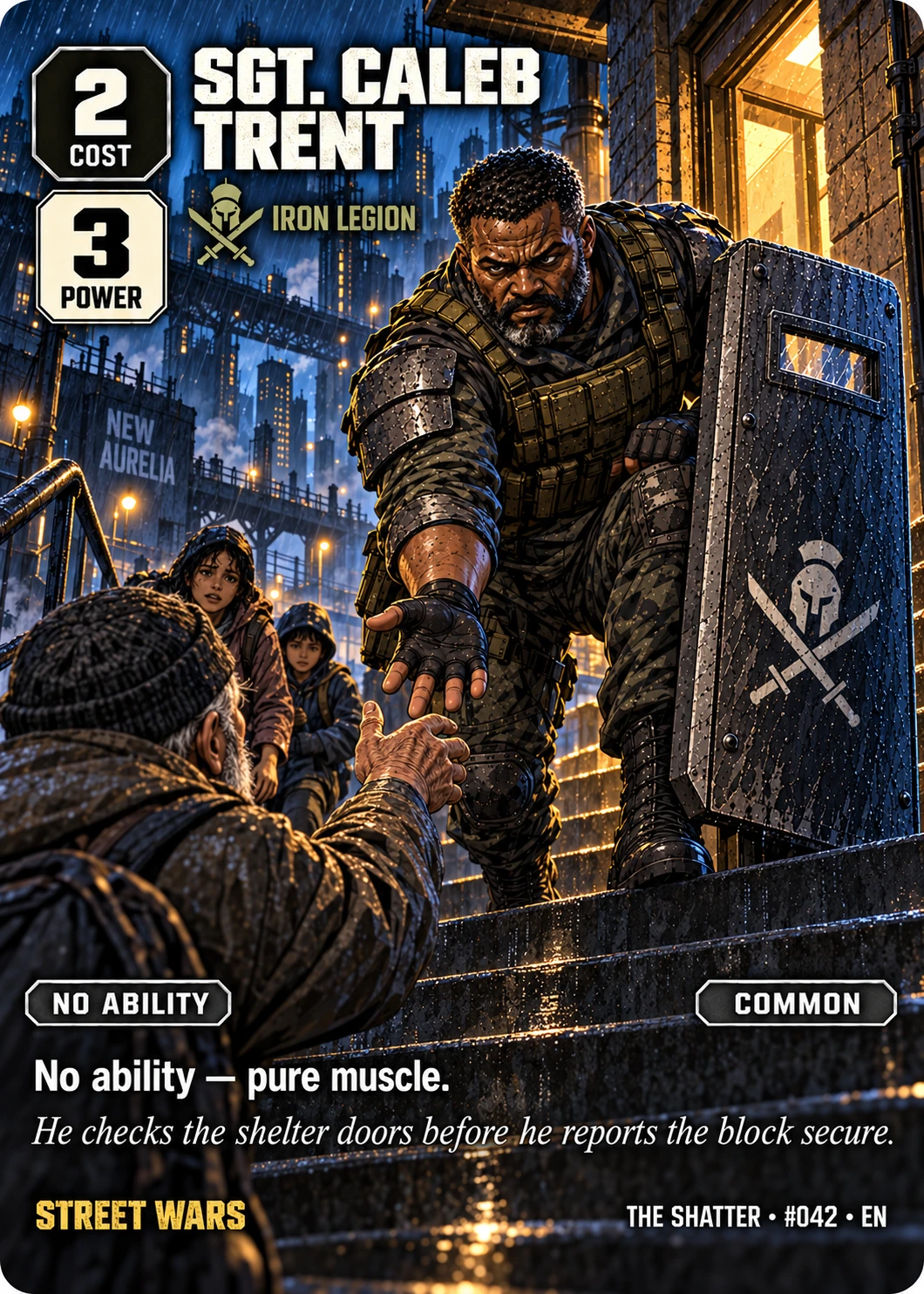 Sgt. Caleb Trent, Full Art edition