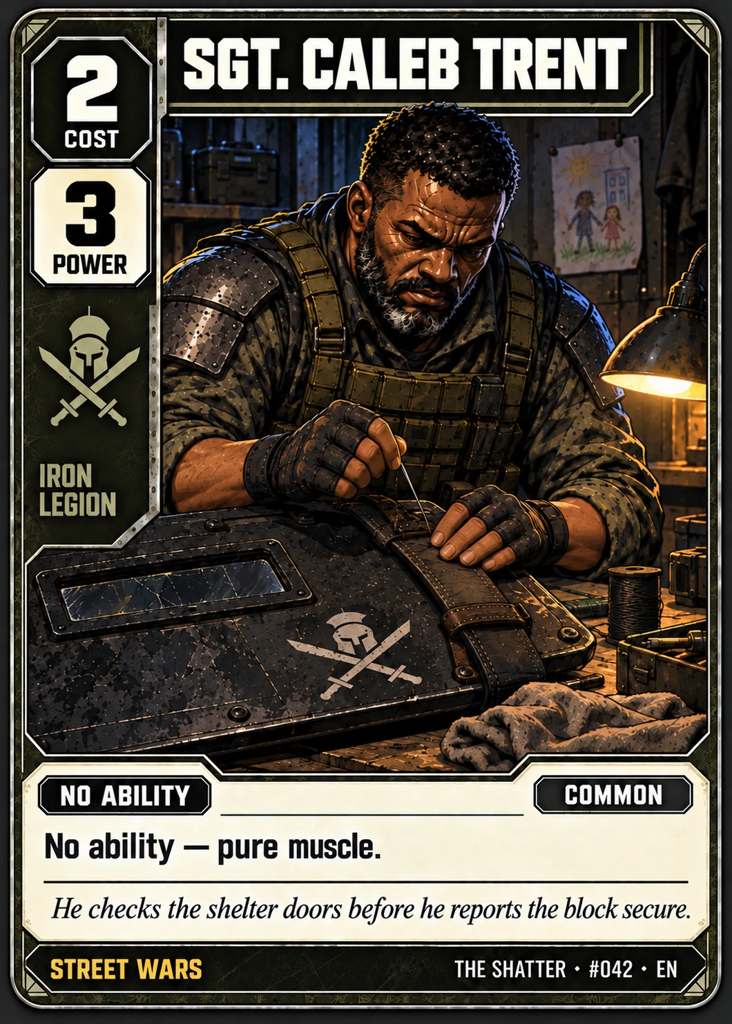 Sgt. Caleb Trent, Obsidian edition