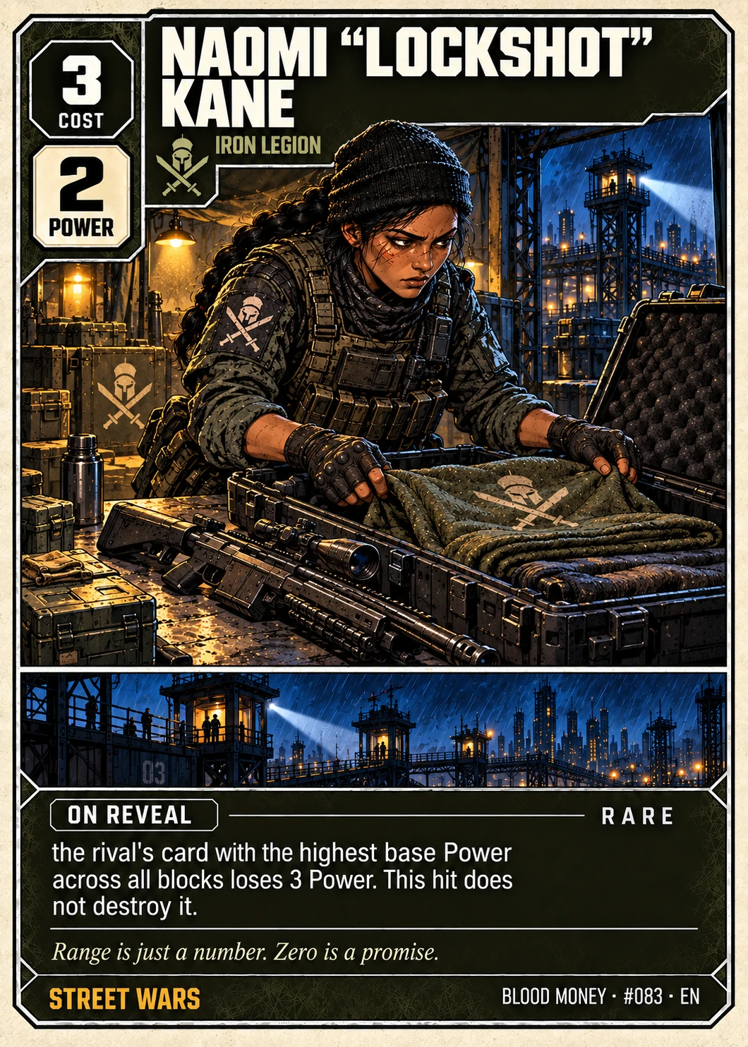 Naomi "Lockshot" Kane, Streetprint edition