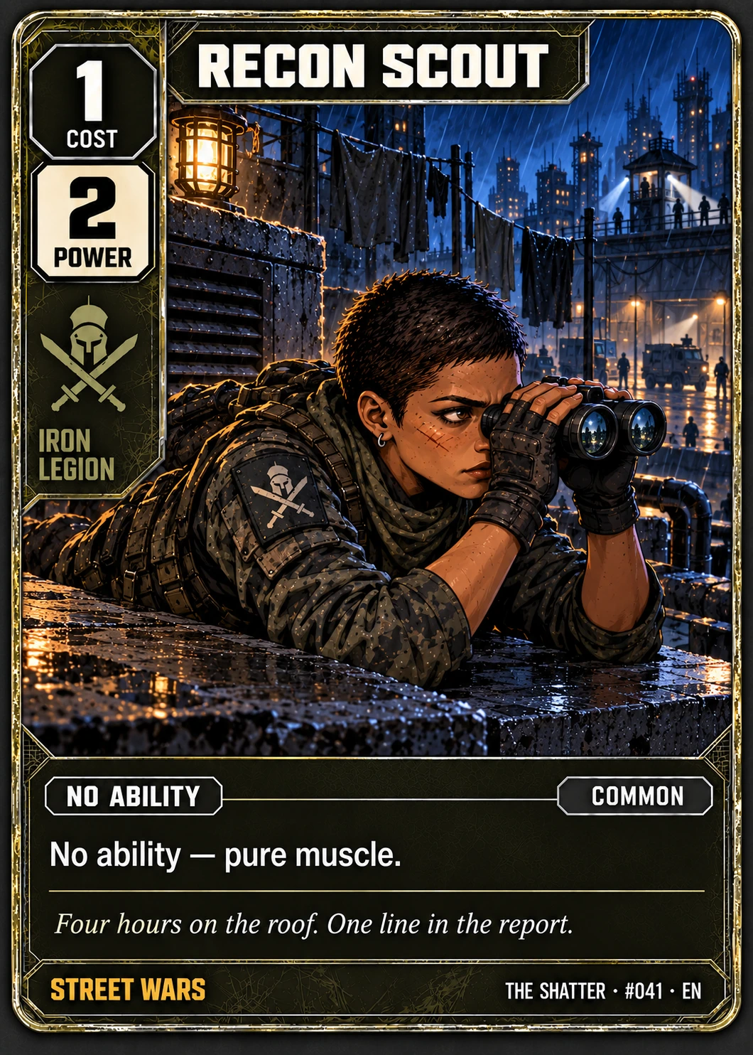 Recon Scout, Cinematic edition