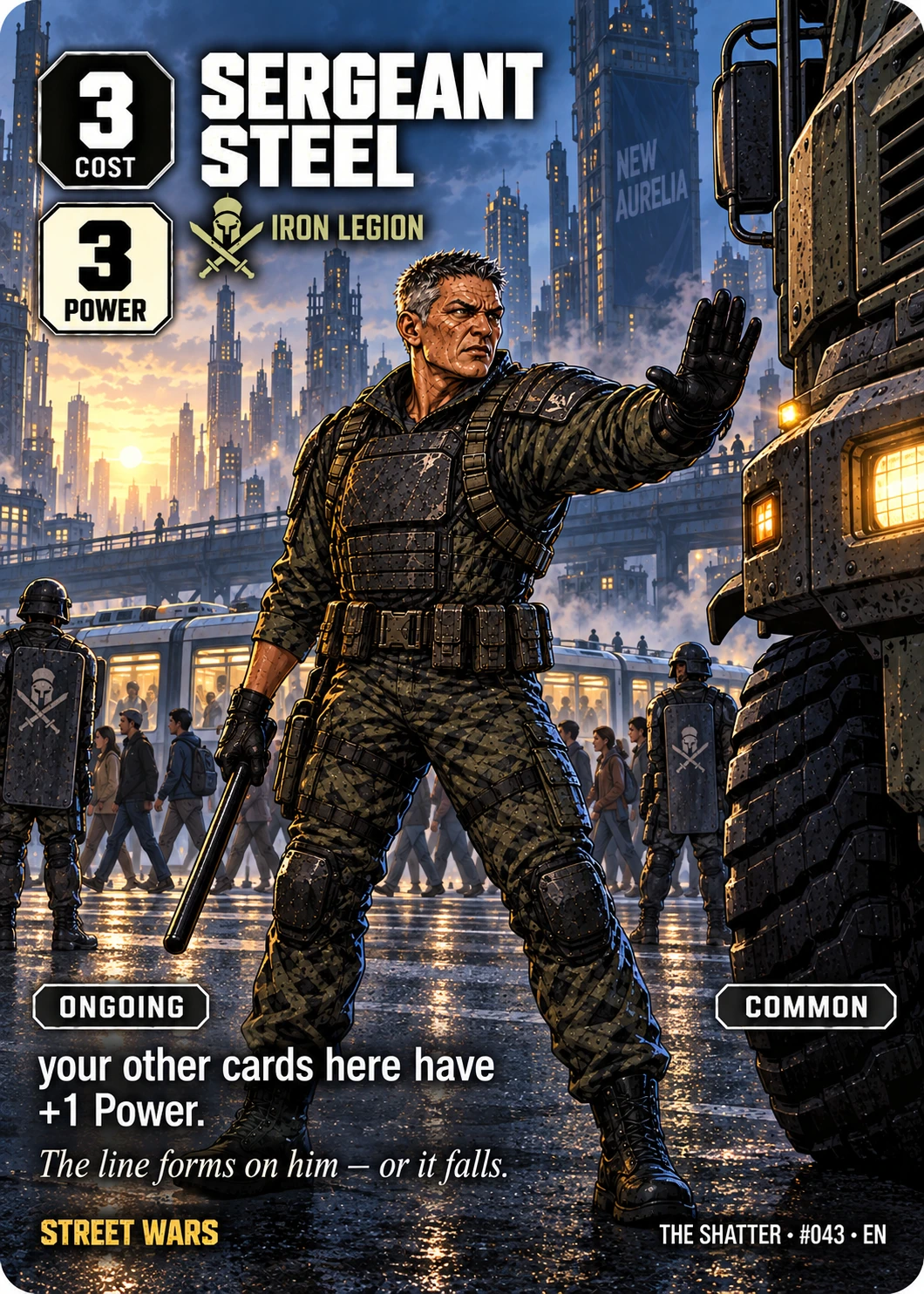 Sergeant Steel, Full Art edition