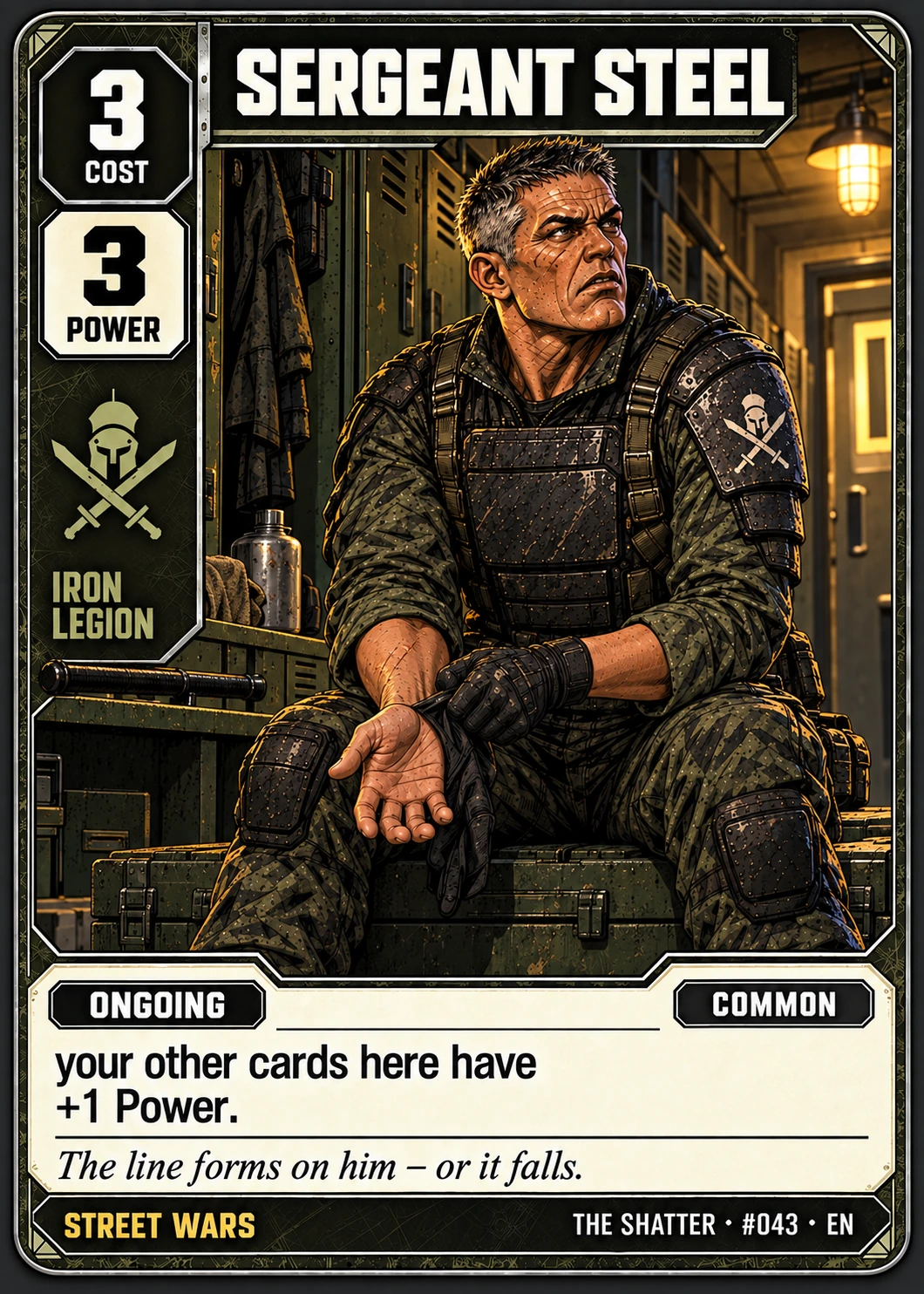 Sergeant Steel, Obsidian edition