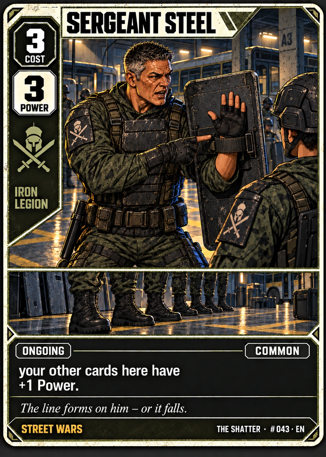 Sergeant Steel, Streetprint edition