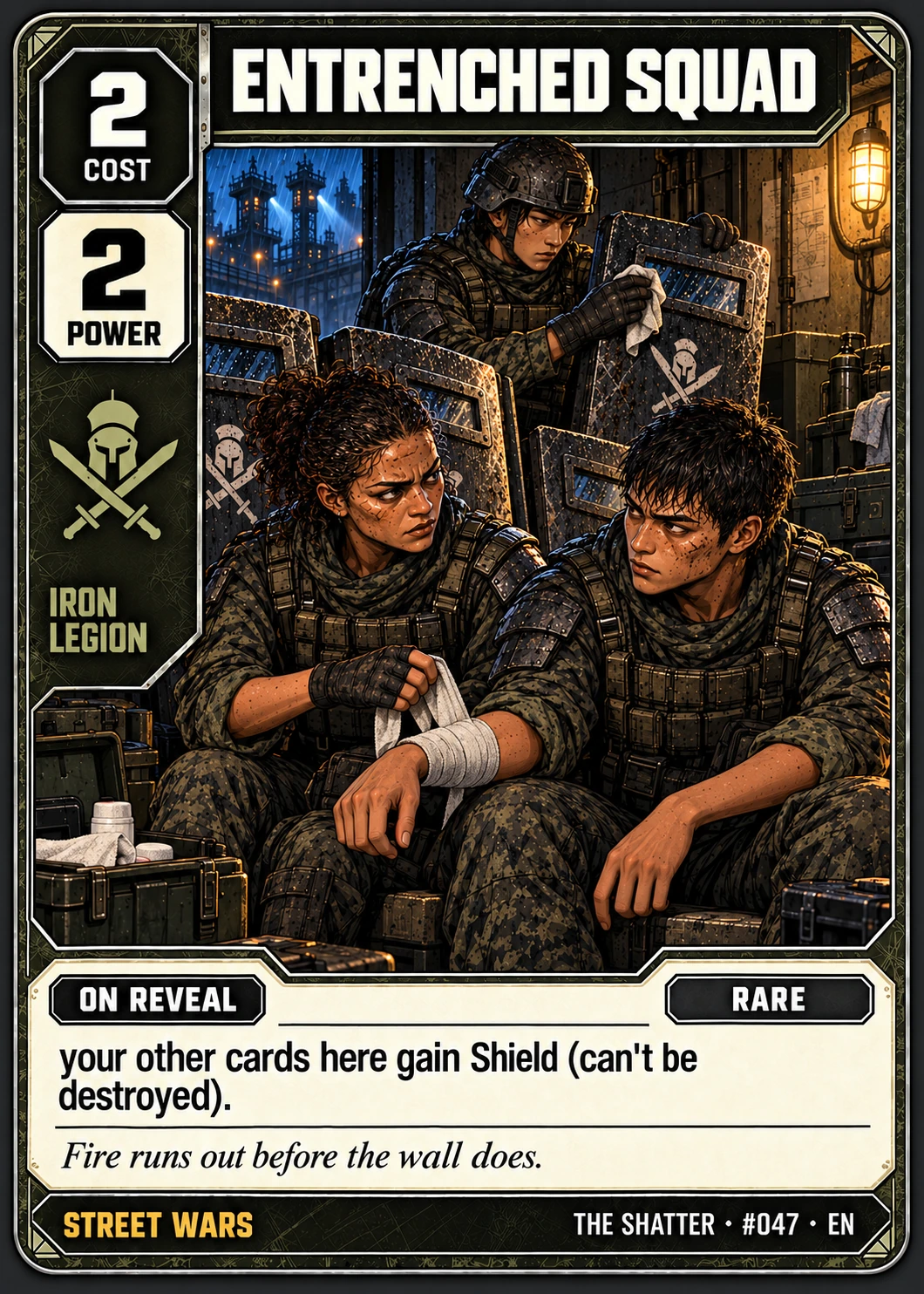 Entrenched Squad, Obsidian edition