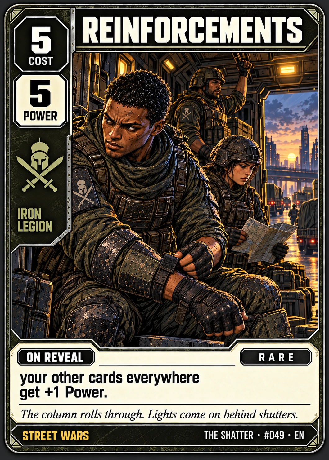 Reinforcements, Obsidian edition