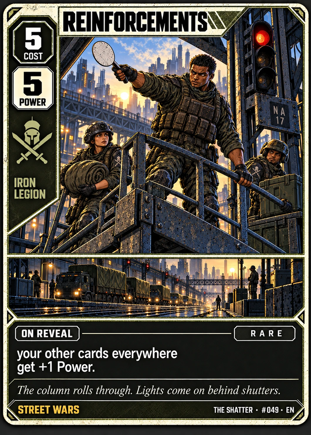 Reinforcements, Streetprint edition