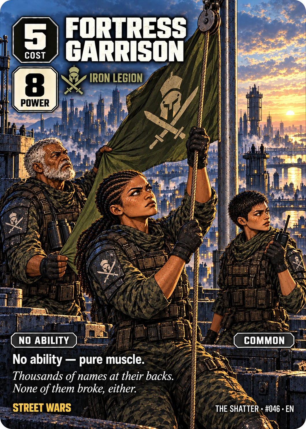 Fortress Garrison, Full Art edition
