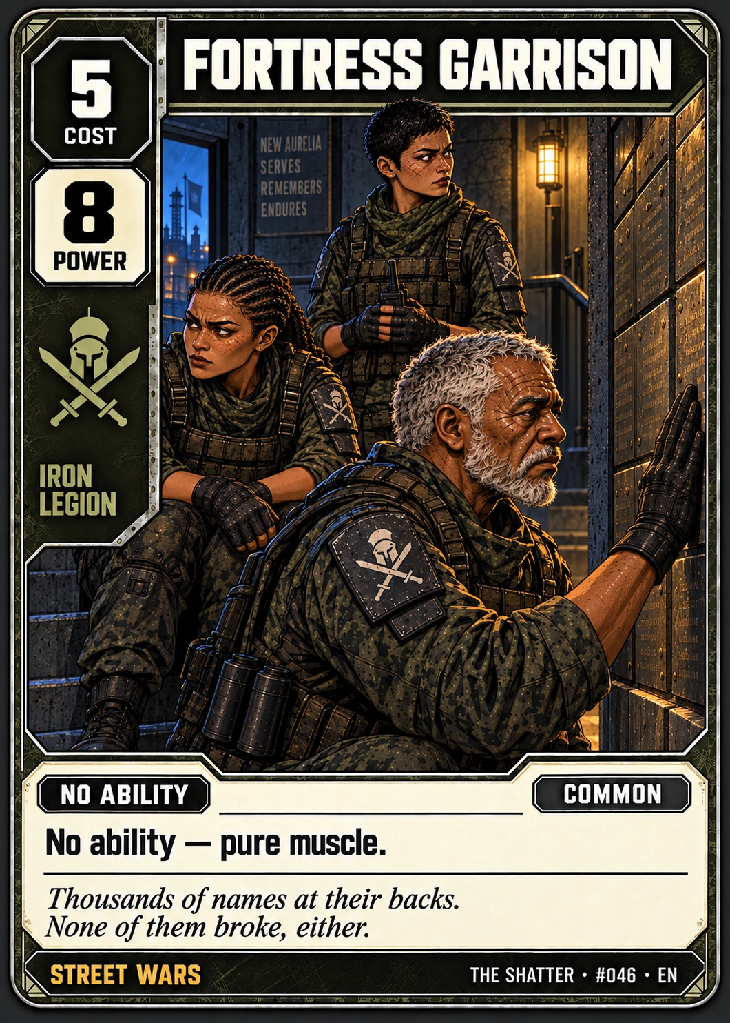 Fortress Garrison, Obsidian edition