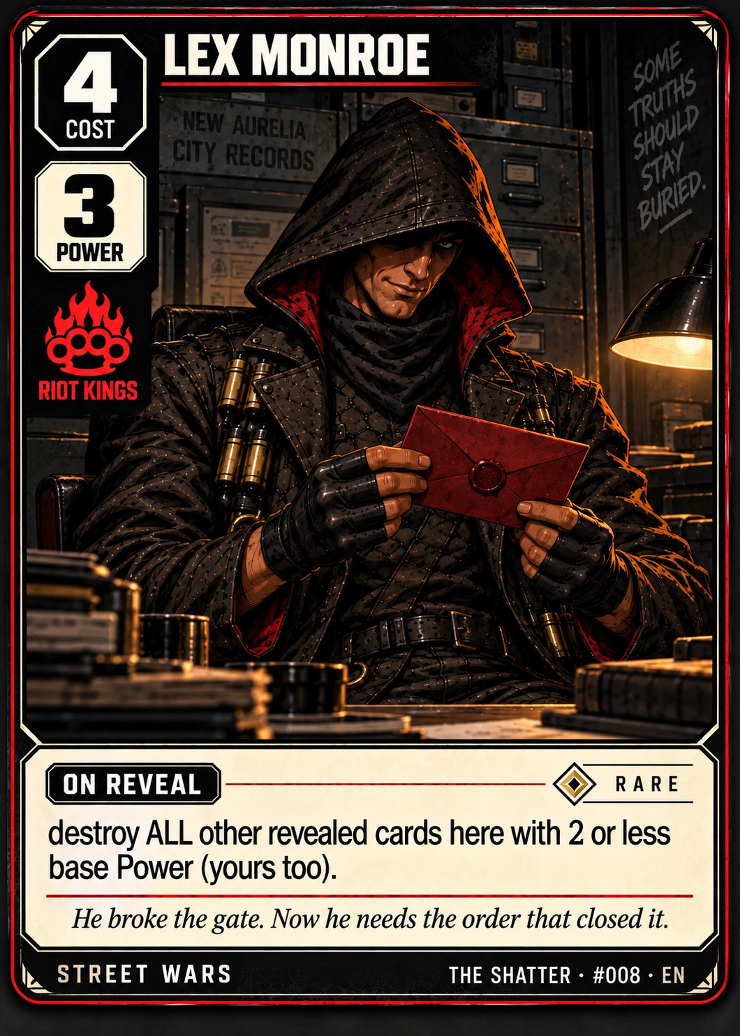 Lex Monroe, Obsidian edition
