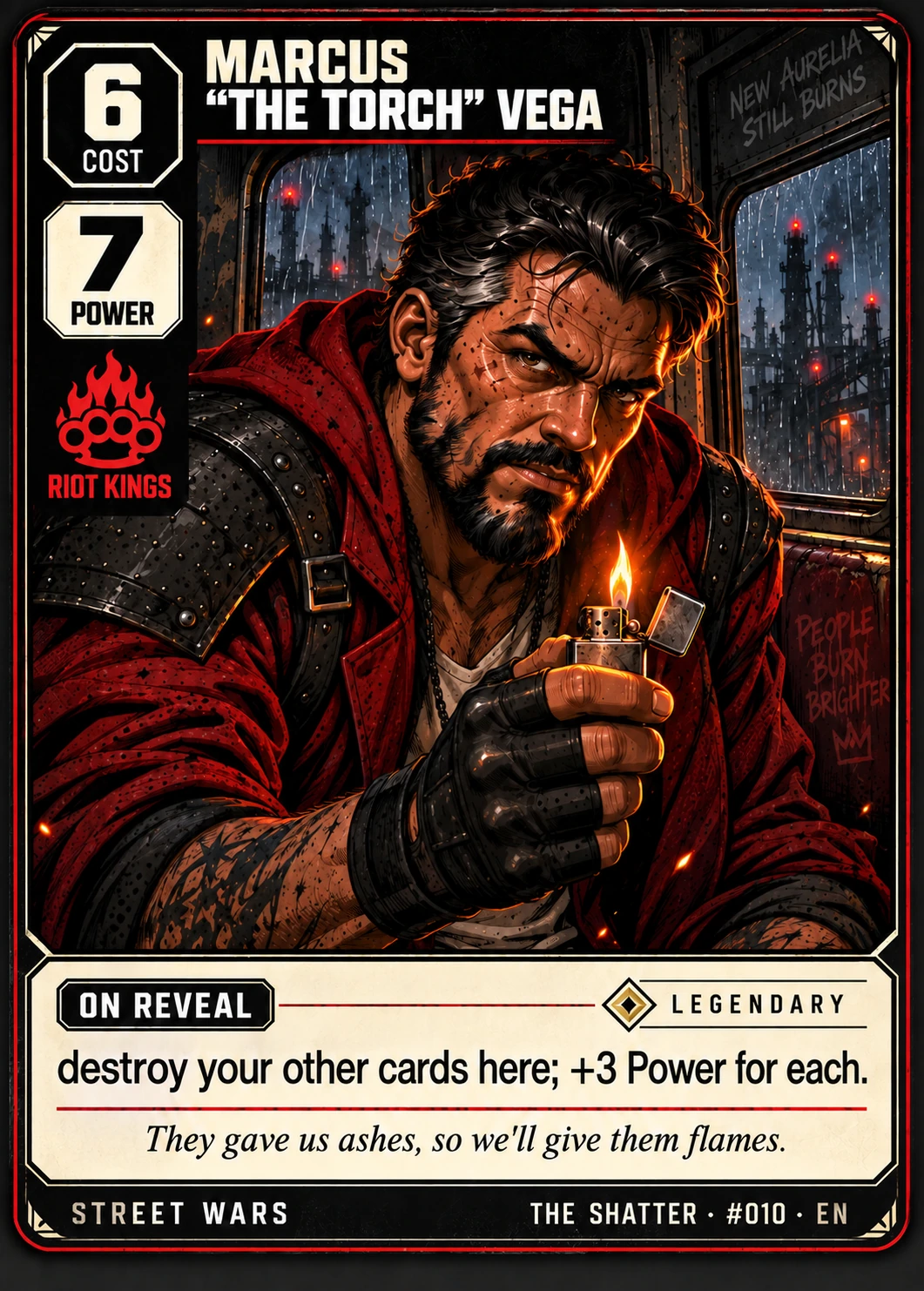 Marcus "The Torch" Vega, Obsidian edition