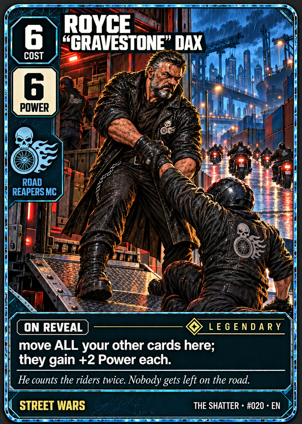 Royce "Gravestone" Dax, Cinematic edition