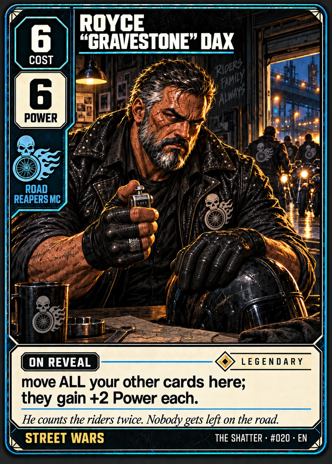 Royce "Gravestone" Dax, Obsidian edition